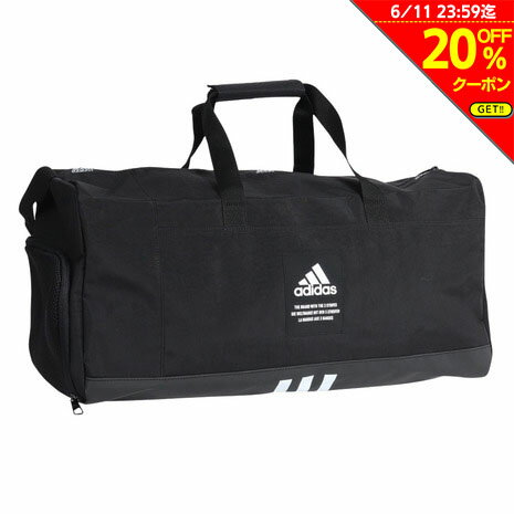 【20％OFFクーポン対象！6/11迄】アディダス（adidas）（メンズ、レディース）4ATHLTS ミディアム ダッフルバッグ 39L 黒 F6977-HC7272