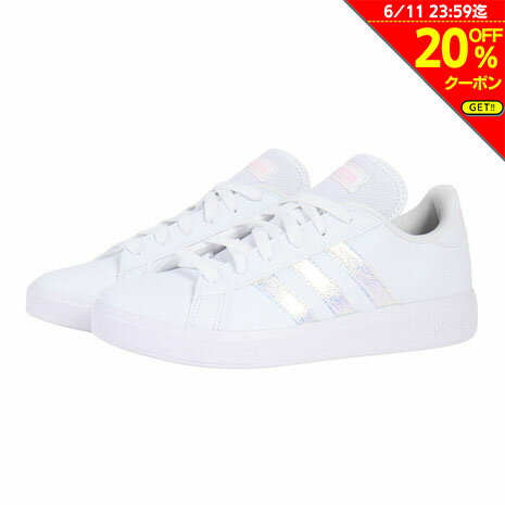 【20％OFFクーポン対象！6/11迄】アディダス（adidas）（レディース）スニーカー スポーツシューズ グランドコートベース 2.0 IG6374のサムネイル