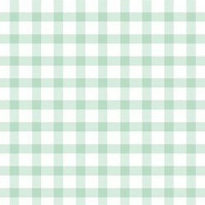 ポーセラーツ 転写紙 模様 GINGHAM CHECK (ギンガムチェック・アイスグリーン) green