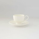 ポーセラーツ 白磁 食器 白い食器 まとめ買い 業務用 カップ&ソーサー セット デミタス エチュードカップ&ソーサー(エスプレッソ) white ホワイト 白