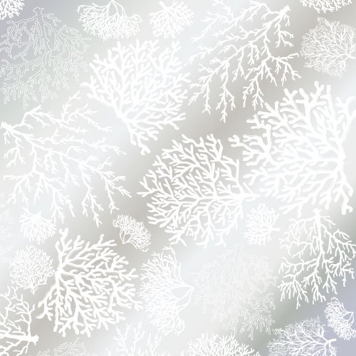 ポーセラーツ 転写紙 サンゴ 珊瑚 海 ガラス用 SEA CORAL(シーコーラル・ガラス用ホワイト) white