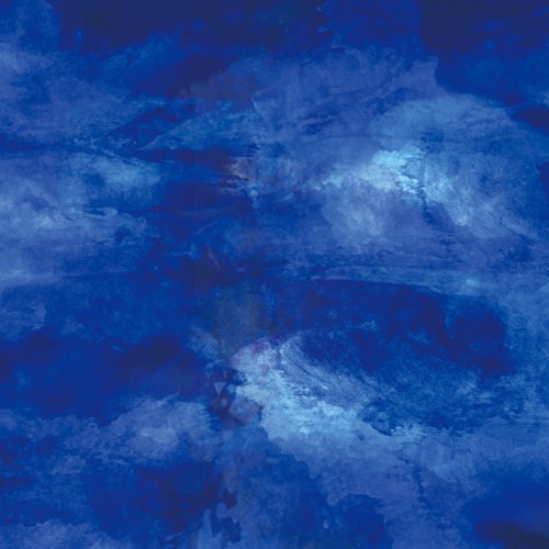 ポーセラーツ WATER PAINT(ウォーターペイント・ブルー)/ 転写紙 青 水彩 ファッショナブル blue