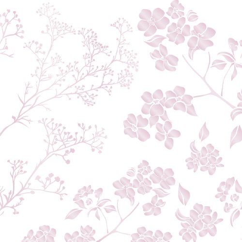 ポーセラーツ 転写紙 HANANOEN(ハナノエン・メタリックベビーピンク) 花柄 和柄