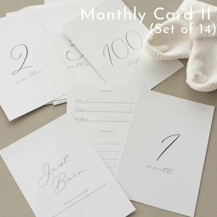 マンスリーカード 月齢 月齢カード ニューボーンフォト 寝相アート 100日 出産準備 ベビー ジャストボーン 成長記録 ハーフバースデ― ベビーフォト ギフト...