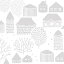 ポーセラーツ 転写紙 シーズン SANTA CLAUS VILLAGE(サンタクロースヴィレッジ・ライトグレー) Instagram掲載商品 gray (無くなり次第終了) 1,518円