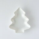 ポーセラーツ 白磁 食器 北欧風 クリスマス まとめ買い 業務用 / ツリープレート(L)