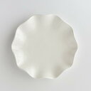 ポーセラーツ 白磁 食器 フリルフレアプレート 北欧風 まとめ買い 業務用