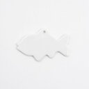 ポーセラーツ 白磁 クリスマス まとめ買い 業務用 / オーナメント(フィッシュ) 魚