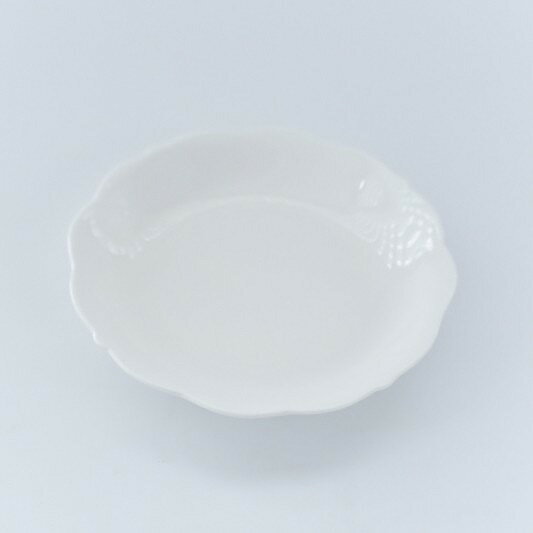 ポーセラーツ 白磁 食器 皿 プレート フリルドルチェプレート