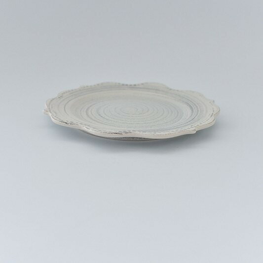 食器 皿 プレート テーブルウェア おしゃれ グレイッシュドットフリルプレート(S) Instagram掲載商品 新生活