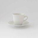 ポーセラーツ 白磁 食器 メヌエット カップ&ソーサー まとめ買い 業務用 北欧風 コーヒーカップ ティーカップ
