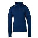 フェニックス(PHENIX)(レディース)ベーシック セットインスリーブ Ws 1/2ジップTシャツ ESW24LS51 NAVY