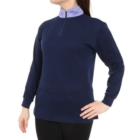 パルジュクレーク（PALJU CLAIR）（レディース）長袖タートルシャツ CK3068280NVLA23