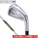 キャロウェイ(CALLAWAY)(メンズ)【先行予約商品】X フォージド MAXアイアンセット 5本(6I~9I、PW)Dynamic Gold MID115
