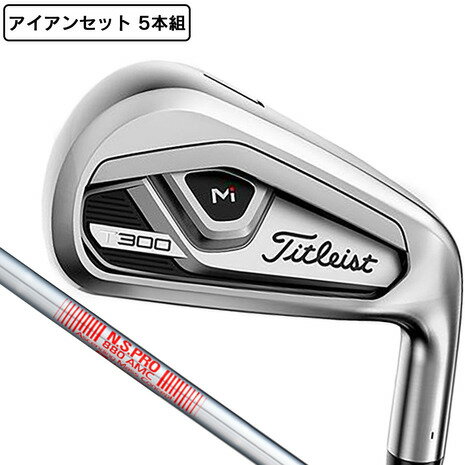 タイトリスト（TITLEIST）（メンズ）T300 アイアンセット 5本(6I〜9I、P)N.S. PRO 880 AMC