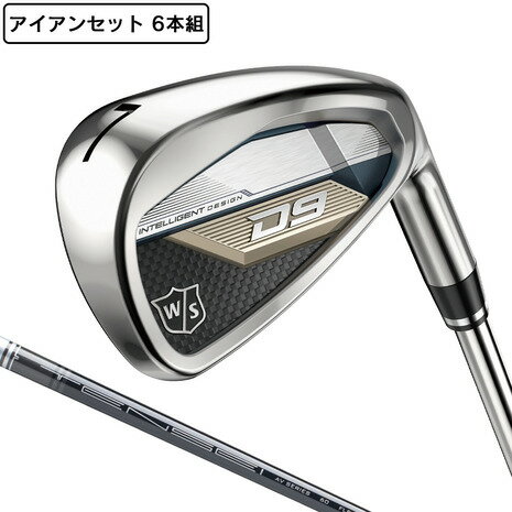 ウイルソンゴルフ（Wilson Golf）（メンズ）D9 アイアンセット 6本(5I〜9I、PW)TENSEI AV Silver