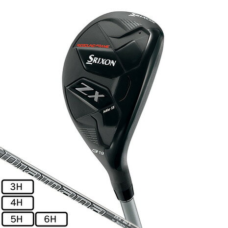 【5%OFFクーポン 5/15限定 2点以上購入】スリクソン（SRIXON）（メンズ）ZX MkII ハイブリッド Diamana ZX-II for HYBRID