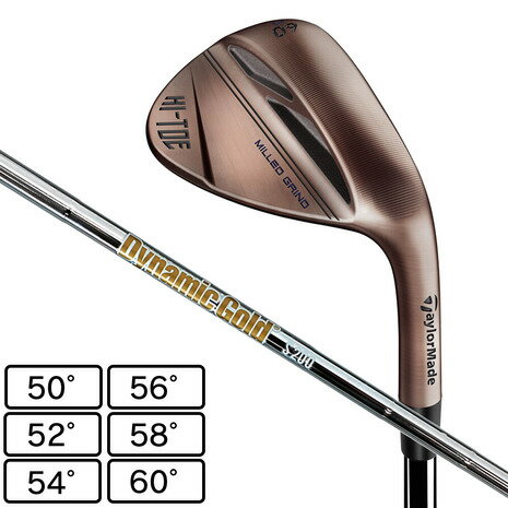 テーラーメイド（TAYLORMADE）（メンズ）ミルドグラインド ハイ トウ3 ウェッジ Dynamic Gold