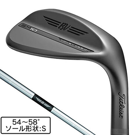 タイトリスト（TITLEIST）（メンズ）VOKEY SM10 JET BLACK ウェッジ Dynamic Gold