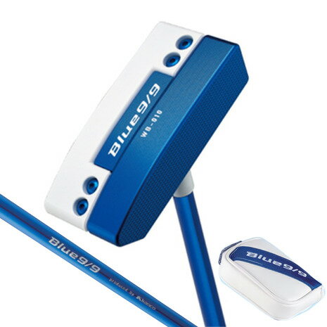 キャスコ（KASCO）（メンズ）ブルー Blue9/9 WB-010 white back パター(ロフト1.5度)Blue9/9専用オリジナルシャフト