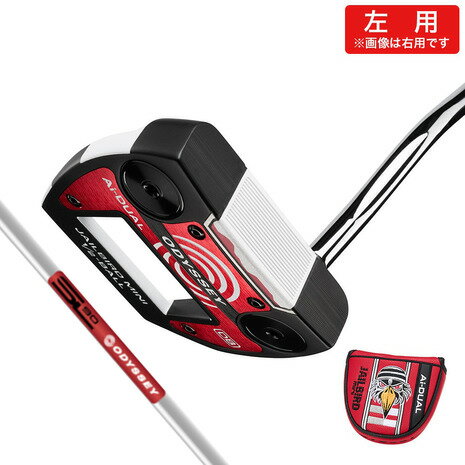 オデッセイ（ODYSSEY）（メンズ）左用 Ai-DUAL 1/2-BALL JAILBIRD MINI DB パター(ロフト3度)STROKE LAB 90