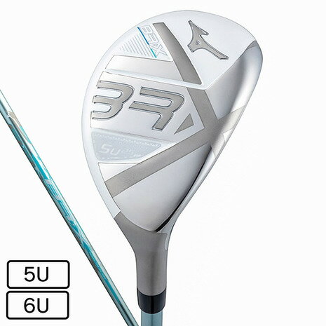 【6万円以上6,000円OFFクーポン 4/24 20時から28h限定】ミズノ（MIZUNO）（レディース）BR-X ユーティリティ オリジナル カーボンシャフト