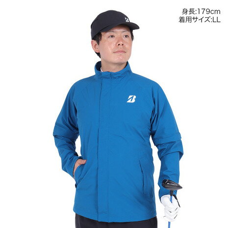 【最大1万Pバック エントリー＆抽選 11/18限定】ブリヂストンゴルフ（BRIDGESTONE GOLF）（メンズ）ゴルフウェア アウター 撥水 防水 レインウェア 24SS 水神 レイン上下セット セットアップ 84G03