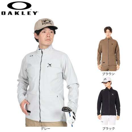 オークリー（OAKLEY）（メンズ）ゴルフウェア アウター 撥水 防風 SKULL THERM WIND ジャケット FOA406946