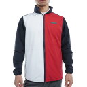 【7/18限定 最大1万Pバック要エントリー&抽選】トミー ヒルフィガー ゴルフ(TOMMY HILFIGER GOLF)(メンズ)ゴルフウェア アウター 防風 撥水 ウィンドジャケット THMA450-NVY