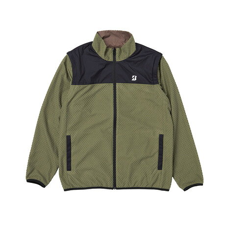 ブリヂストンゴルフ（BRIDGESTONE GOLF）（メンズ）ゴルフウェア フリース4WAYブルゾン FGM03DKHM