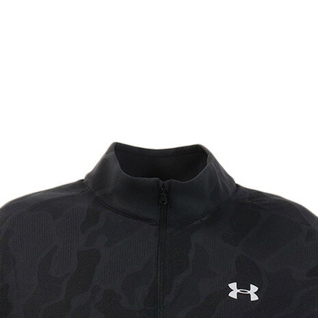 アンダーアーマー（UNDER ARMOUR） ゴルフウェア アウター バニッシュ 1/2ジップ プルオーバージャケット 1353697 BLK/BLK/HGY GO （メンズ）