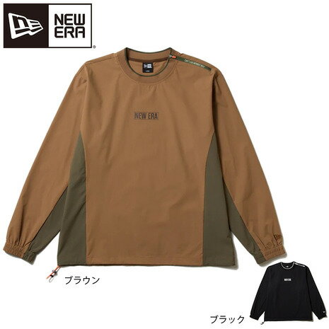 ニューエラ（NEW ERA）（メンズ、レディース）ゴルフウェア アウター ウーブン プルオーバー ジャケット 14326376/14326377