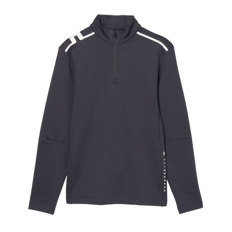 【11/16 23:59まで 全商品最大P10倍要エントリー】J.LINDEBERG（J.LINDEBERG）（メンズ）ゴルフウェア Vinnie クォータージップ ミッドレイヤー 071-34911-25AW-018
