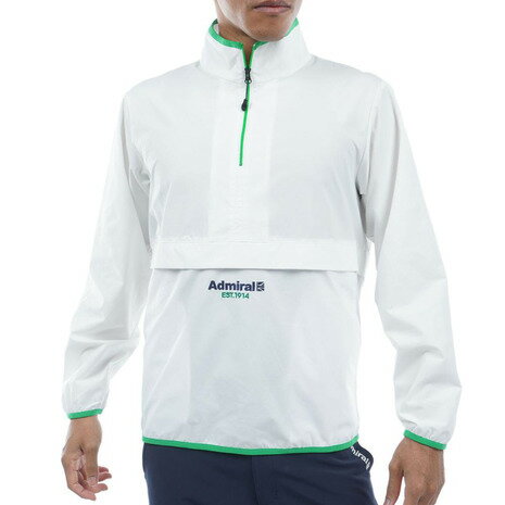 アドミラル ゴルフ（Admiral GOLF）（メンズ）ゴルフウェア アウター 撥水 パッカブル ストレッチ ジャケット ADMA401-WHT
