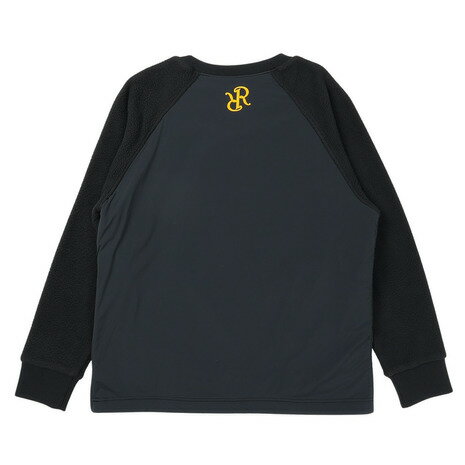 レザレクション（Resurrection）（メンズ）ゴルフウェア アウター 軽量 保温 ウィンドブロックボア クルーネック 長袖シャツ BD34OU29-M BLK