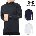 アンダーアーマー（UNDER ARMOUR）（メンズ）ゴルフウェア 吸汗速乾 プレーオフ テキスト 1/4ジップ シャツ 1381287