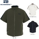 【マラソン期間限定 さらに最大P10倍】ROSASEN(メンズ)ゴルフウェア アウター ストレッチタフタ半袖ブルゾン 044-49041