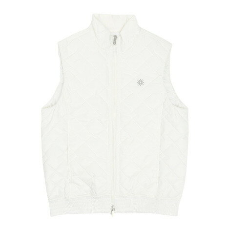 【最大1万Pバック エントリー＆抽選 11/18限定】セントアンドリュース（ST.ANDREWS）（メンズ）ゴルフウェア ドットストレッチキルトフルジップベスト 042-5258151-030