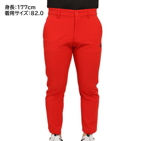 アディダス（adidas） EX STRETCH ACTIVE スリーストライプスアンクルパンツ CN418-HA3271RD （メンズ）