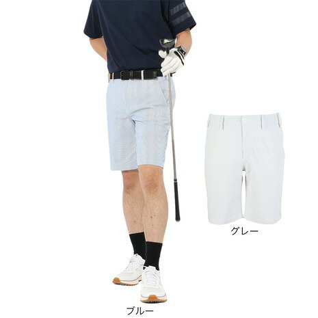 ハーレー（HURLEY）（メンズ）ゴルフウェア 吸汗速乾 シアサッカー ハーフパンツ レギュラー丈 MGWS251120