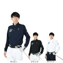 【7/18限定 最大1万Pバック要エントリー&抽選】ルコックスポルティフ(lecoqsportif)(メンズ)ゴルフウェア 吸汗速乾 ベーシック 長袖シャツ QGMWJB00