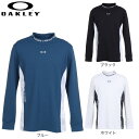 オークリー（OAKLEY）（メンズ）ゴルフウェア 吸汗 速乾 Slightly Paisley 長袖モックシャツ FOA405739