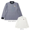 ゴールデンベア(GOLDEN BEAR)(メンズ)ゴルフウェア 長袖 吸水 速乾 モックネックTシャツ 311JC440