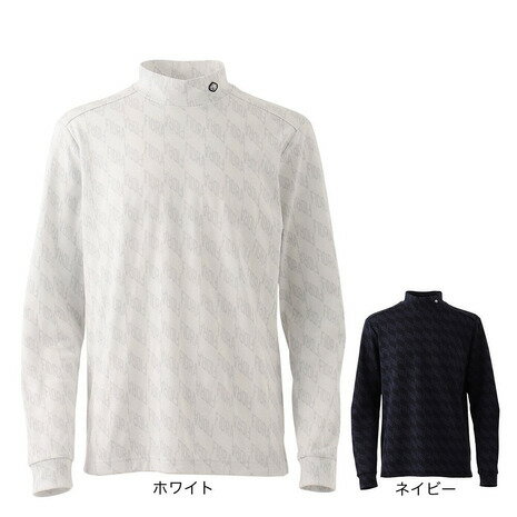 フィドラ（FIDRA）（メンズ）ゴルフウェア 吸湿発熱 カットソー 長袖 モックネックシャツ FD5UTG10