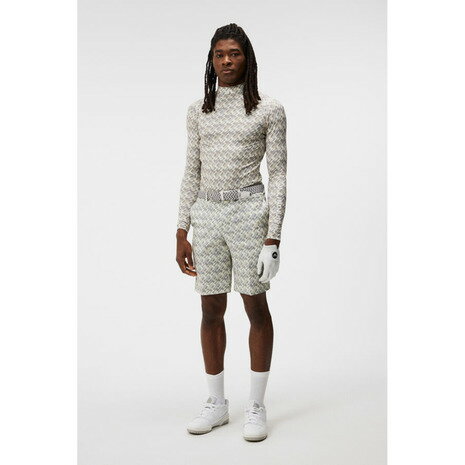 【11/16 23:59まで 全商品最大P10倍要エントリー】J.LINDEBERG（メンズ）ゴルフウェア 長袖 吸水 速乾 ズン柄コンプレッションインナー 071-29913