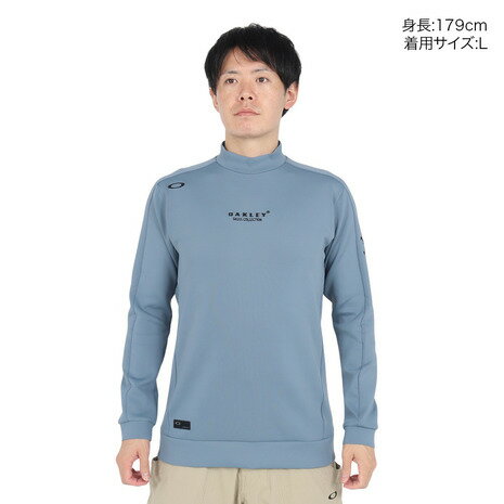 オークリー（OAKLEY）（メンズ）ゴルフウェア SKULL ENDEAV 長袖モックネックシャツ FOA406957