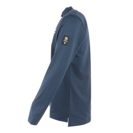 ルコックスポルティフ ゴルフ（メンズ）ゴルフウェア モックネック 防風 撥水 ストレッチ ウインドクロス 長袖シャツ QGMUJB16XB