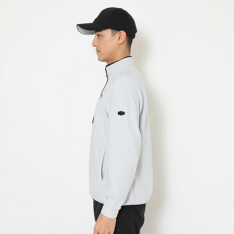 【最大1万Pバック エントリー＆抽選 11/18限定】キャロウェイ（CALLAWAY）（メンズ）ゴルフウェア 裏起毛ハーフジップモックネックシャツ C25233109