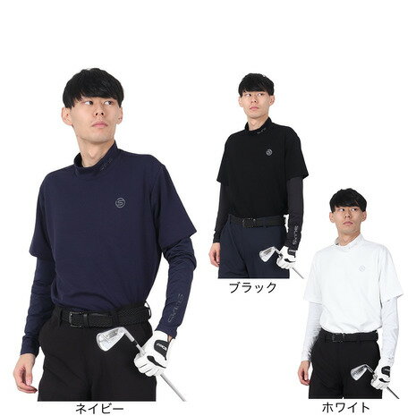 スキンズ(SKINS)(メンズ)ゴルフウェア アクティブウェア モックネックインナーセットシャツ 184-22910