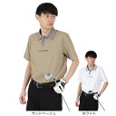 【7/15限定 最大1万Pバック要エントリー&抽選】トミー ヒルフィガー ゴルフ(TOMMY HILFIGER GOLF)(メンズ)ゴルフウェア 吸水速乾 ビッグカノコ スキッパー半袖シャツ THMA502
